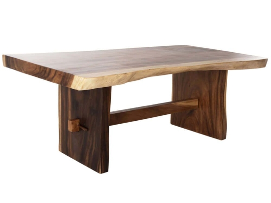 Τραπέζι Ulyses HM9757 200x90x77cm Natural Ξύλο
