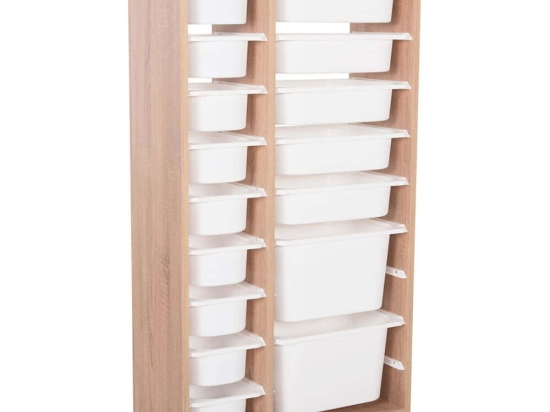 Συρταριέρα Παιδική Sani HM18204.03 69x30x131,5cm Sonoma-White