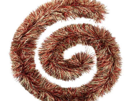 Γιρλάντα Χριστουγεννιάτικη Tinsel 07.184458 8x150cm Brown