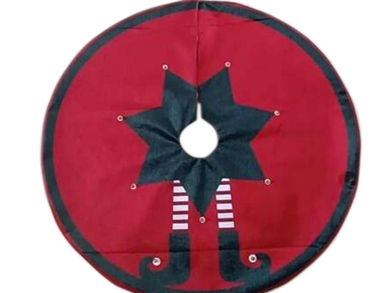 Ποδιά Δέντρου Πόδια Ξωτικού 07.199413 90cm Red-Green