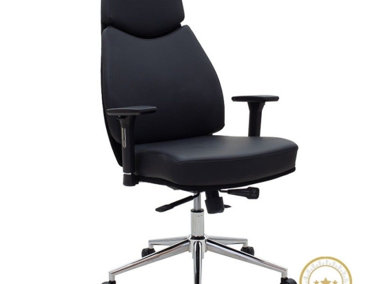 Καρέκλα Γραφείου Διευθυντή Sandy Premium 076-000013 66x76x113/127cm Black