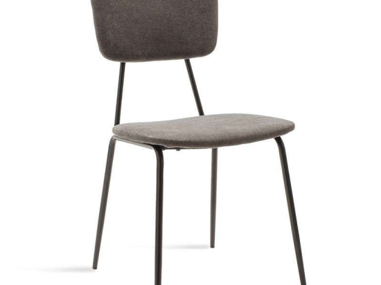 Καρέκλα Tania 096-000009 Anthracite Μέταλλο,Ύφασμα
