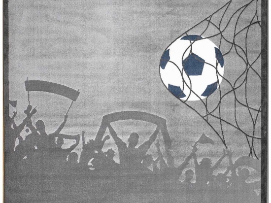 Χαλί Παιδικό Vagio Goal A158ACD Grey Ezzo 80X150cm