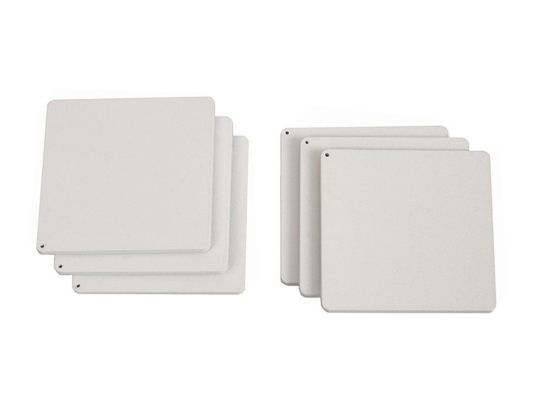 Σουβέρ (Σετ 6Τμχ) 10-10-033 10x10x0,3cm Matte White Pam&Co