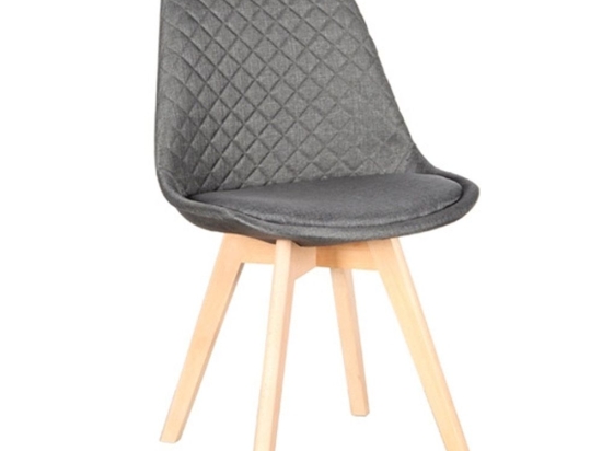 Καρέκλα Τραπεζαρίας Bianca S (Σετ 4Τμχ) 10.1224.S 50x55x83.5cm Grey Zita Plus