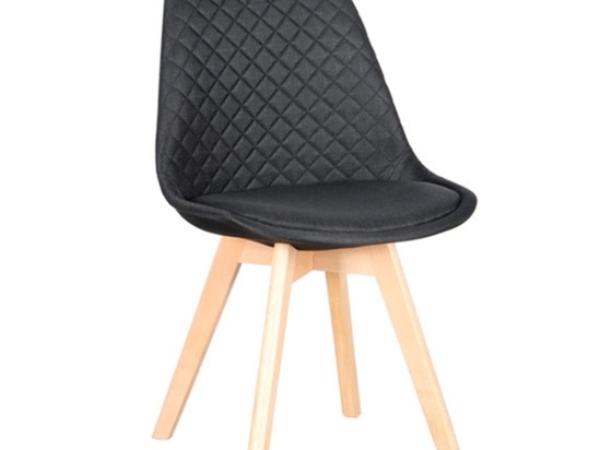 Καρέκλα Τραπεζαρίας Bianca S (Σετ 4Τμχ) 10.1226.S 50x55x83.5cm Black Zita Plus