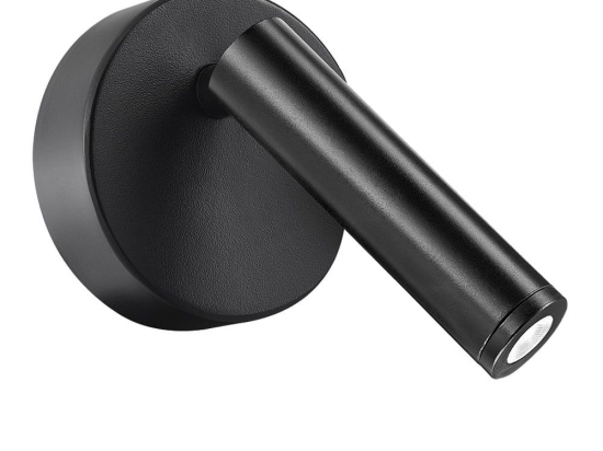 Φωτιστικό Τοίχου 01169-17 LED 2W 3000K 160lm 8cm Black Luma