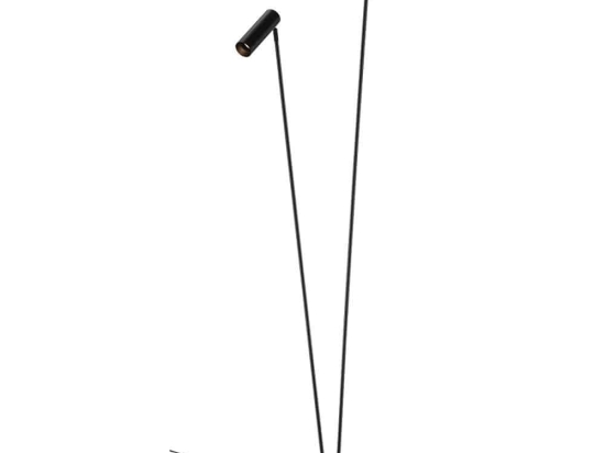 Φωτιστικό Δαπέδου 01217 2xGU10 30x175cm Black Luma