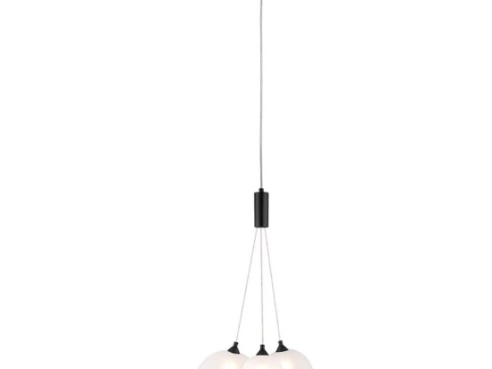 Φωτιστικό Οροφής Κρεμαστό 01365 3xG9 35x45cm Black Luma