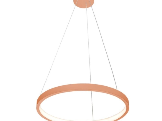 Φωτιστικό Οροφής Κρεμαστό 01377-03 D40cm 16W LED 3000K 1300Lm Copper Luma