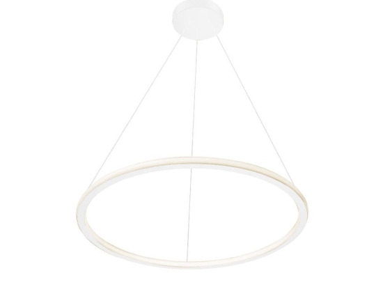 Φωτιστικό Οροφής Κρεμαστό 01381-05 60W LED 3000K 4800Lm D80cm White Luma