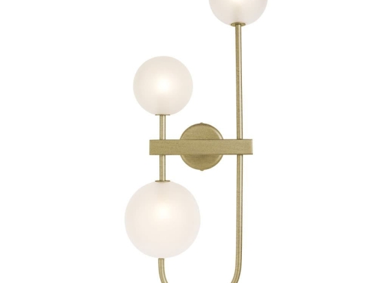 Φωτιστικό Τοίχου 01481 3xG9 67x30cm Oxidized Gold Luma
