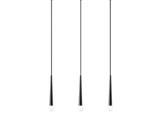 Φωτιστικό Οροφής - Ράγα 01487 3xG9 70cm Black Luma