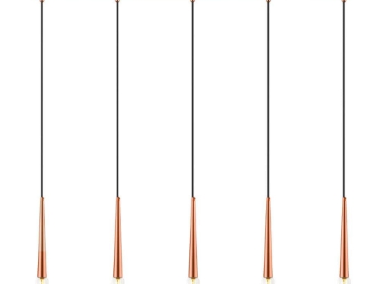 Φωτιστικό Οροφής - Ράγα 01487 5xG9 100cm Copper Luma