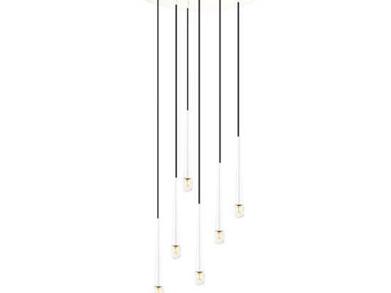 Φωτιστικό Οροφής Κρεμαστό 01487 6xG9 D.40cm White Luma