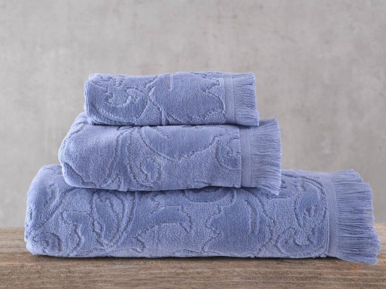 Πετσέτα Sienna Blue Ρυθμός Χεριών 30x50cm 100% Βαμβάκι