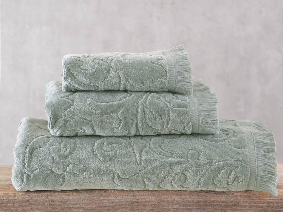 Πετσέτα Sienna Greyzo Green Ρυθμός Χεριών 30x50cm 100% Βαμβάκι