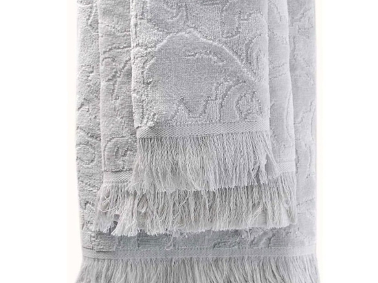 Πετσέτα Sienna Light Grey Ρυθμός Χεριών 30x50cm 100% Βαμβάκι
