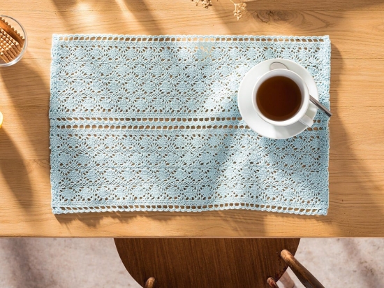 Σουπλά Chrochet Σετ 2τμχ 019/01 Ciel Gofis Home 32x50cm 100% Βαμβάκι