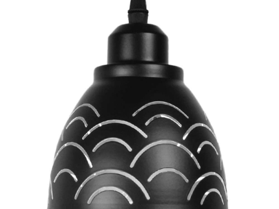 Φωτιστικό Οροφής Cloud 01482 Φ13x14cm 1xE27 Black-White GloboStar