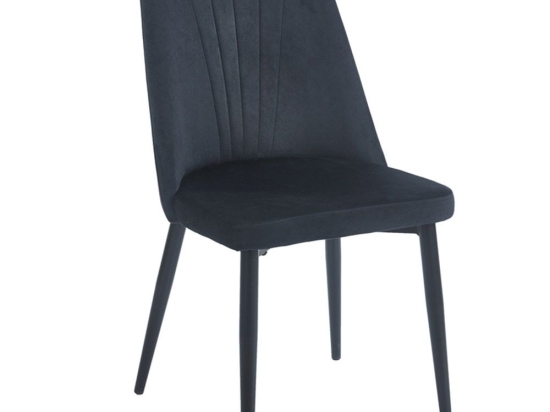 Καρέκλα Μεταλλική Olivia 11.1634 46(59)x58x85cm Black Zita Plus