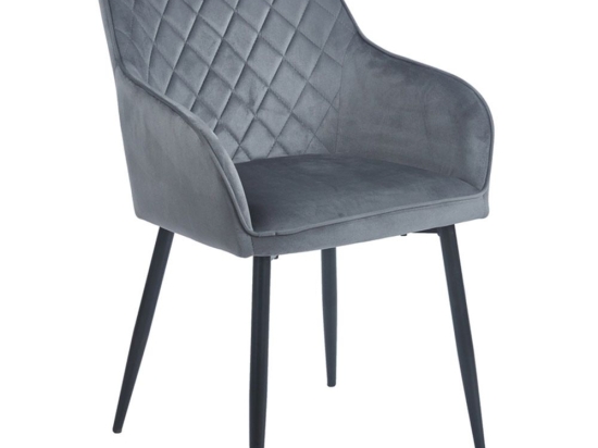 Πολυθρόνα Siena 11.1700 54x58x82cm Grey Zita Plus