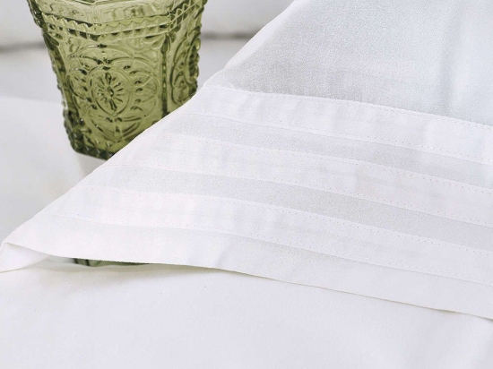 Κουβερλί Klelia Σετ 3τεμ. White Ρυθμός Υπέρδιπλo Microsatin
