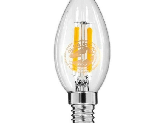 Λαμπτήρας Edison Retro Dimmable Led Filament 99001 4W E14 C35 440lm 2700K Clear GloboStar 4W