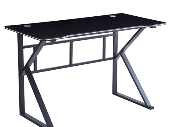 Γραφείο 12.0065 120x60x75cm Black Zita Plus