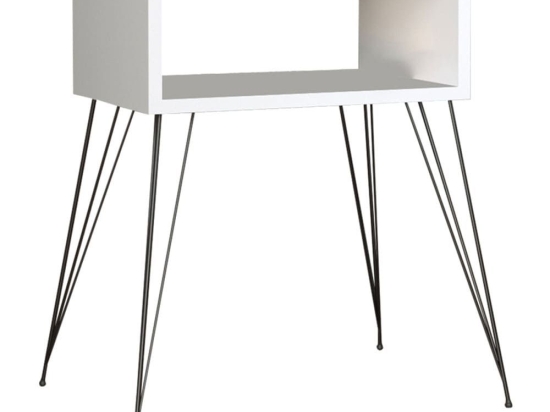Κομοδίνο Naida 120-000400 45x30x59cm White