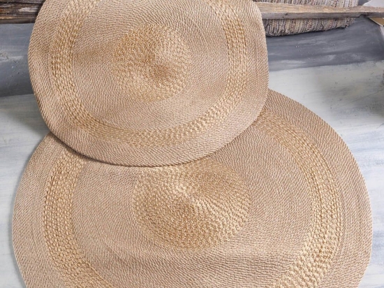 Χαλάκι June Beige Ρυθμός 80X80cm Round