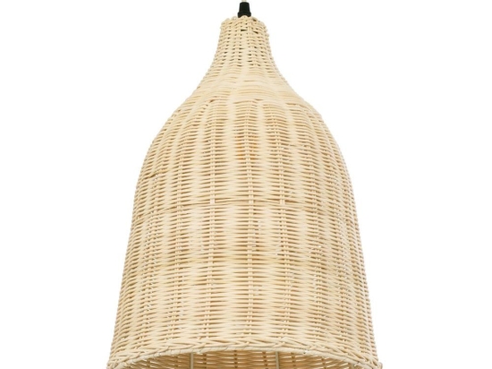 Φωτιστικό Οροφής D30 Bahamas 01202 Beige GloboStar Ψάθα