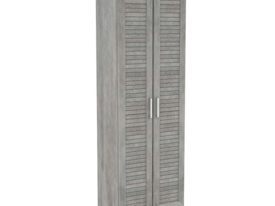 Παπουτσοθήκη - Ντουλάπα Sante 123-000199 60x37x183cm Antique Anthracite