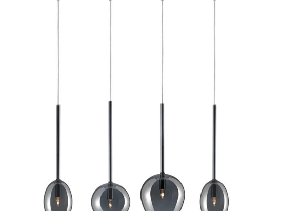 Φωτιστικό Οροφής - Ράγα 01156-09BR G9 LED 85cm Smoke Luma