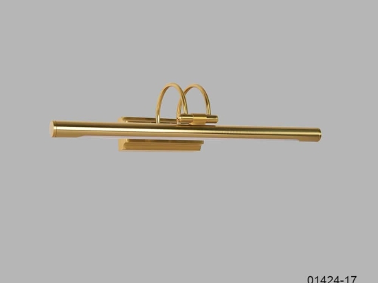 Φωτιστικό Τοίχου 01424.17 Small 8W LED 3000K 800Lm 45x12cm Gold Luma