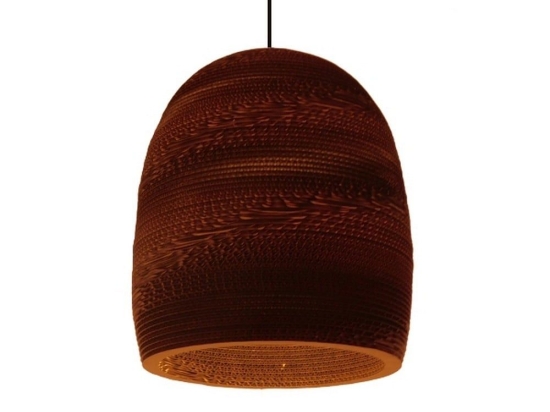 Φωτιστικό Οροφής 3D Skiathos 01296 Brown GloboStar Χαρτί