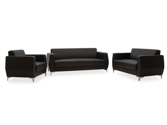 Σετ Σαλονιού 3Τμχ Dermis 132-000004 Black