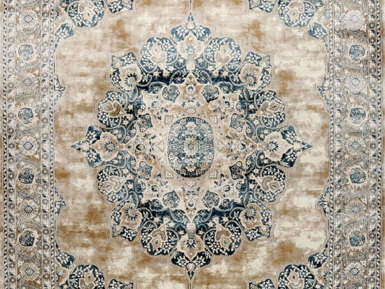 Χαλί Serenity 20617-730 Beige-Blue Merinos 200X250cm