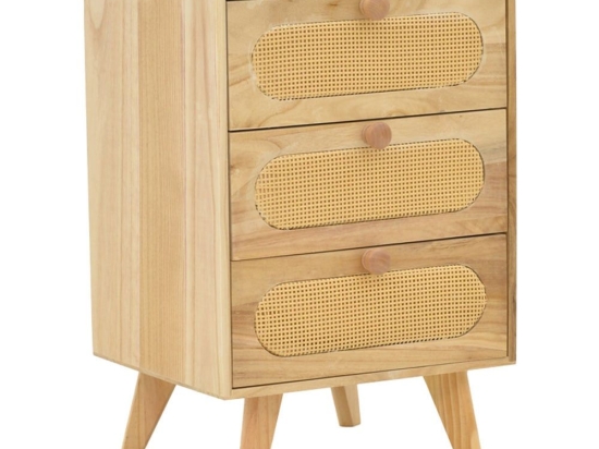 Κομοδίνο Finian 135-000014 40x35x59,5cm Natural