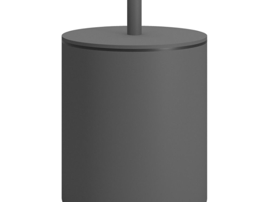 Κάδος Απορριμμάτων 5Lt 139-113 20x35cm Matte Anthracite Pam&Co Ανοξείδωτο Ατσάλι