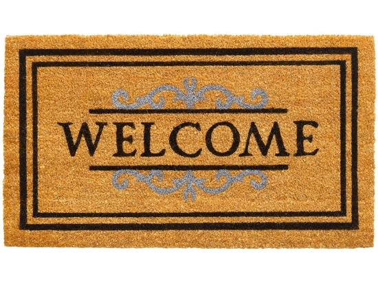 Πατάκι Εισόδου Ruco Classic Welcome 552 40X70cm Natural Beige Sdim 40X70