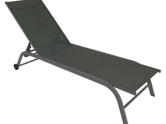 Ξαπλώστρα Jaipur 152-000009 190x55,5cm Anthracite