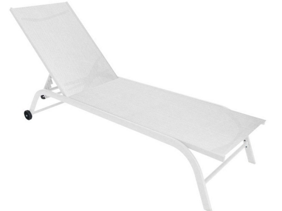 Ξαπλώστρα Jaipur 152-000010 190x55,5cm White