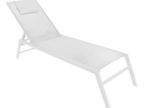 Ξαπλώστρα Kiara 152-000013 196x62x34cm White