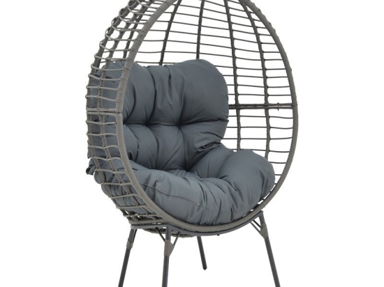 Πολυθρόνα Nestie 152-000020 102x80x155cm Grey