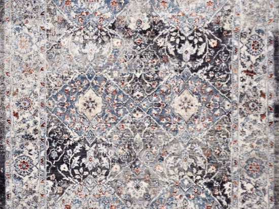 Σετ Χαλιά Κρεβατοκάμαρας 3Τμχ. Hamadan 31589-95 Beige-Anthracite Merinos ΣΕΤ (2 67x150 & 67x230) Πολυπροπυλένιο