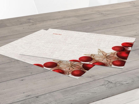 Σουπλά 3012 Grey-Red Saint Clair 33x45cm