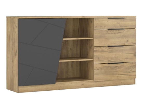 Μπουφές Phoebe 173-000048 170,2x40x92cm Sonoma-Grey