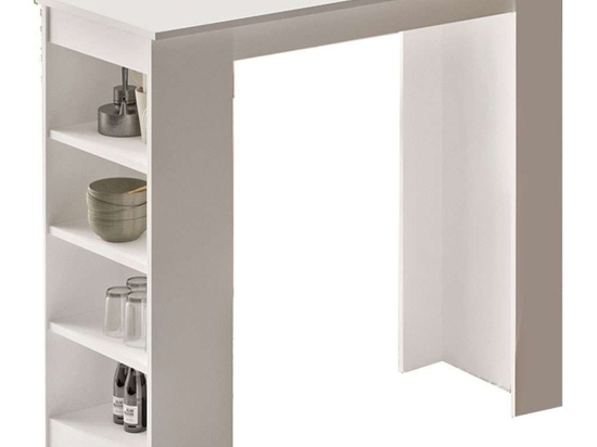 Τραπέζι Μπαρ Riff 176-000096 120x51,5x101,5cm White Μελαμίνη