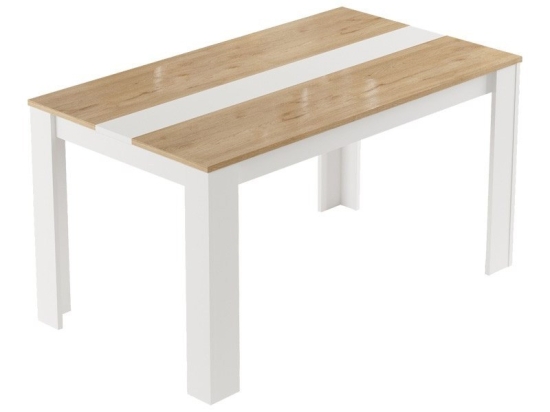 Τραπέζι Sepen 176-000194 140x80x74cm Natural-White